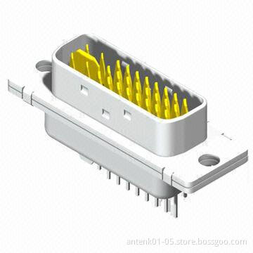DVI Solder Type Male/Female 29 Pins Connector, 250V AC/Minute Dielectric Voltage